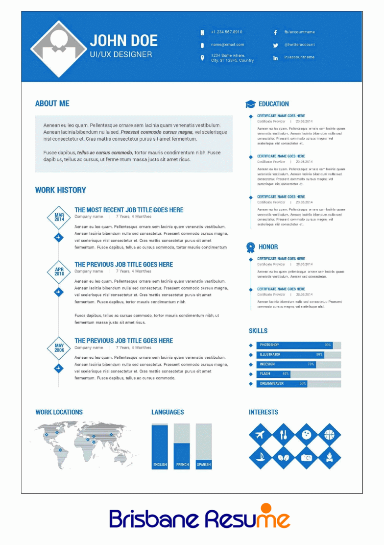 Resume 6 Brisbane Resume